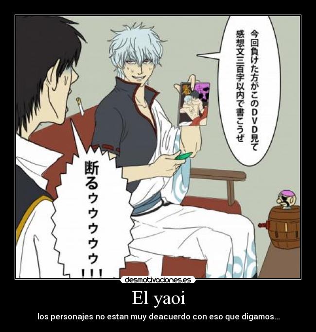 carteles toushiro hijikata gintoki sakata gintama anime otaku muwigaraklan yaoi desmotivaciones