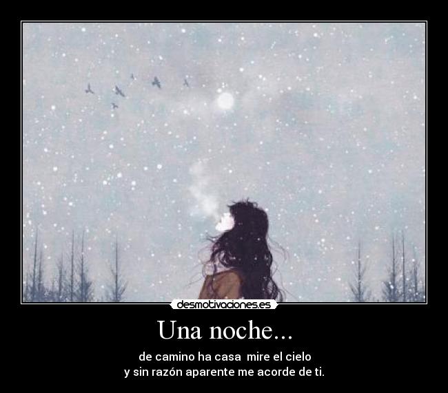 Una noche... -