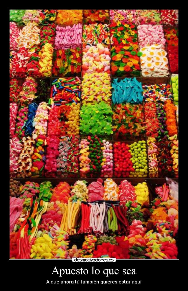 Apuesto lo que sea - A que ahora tú también quieres estar aquí