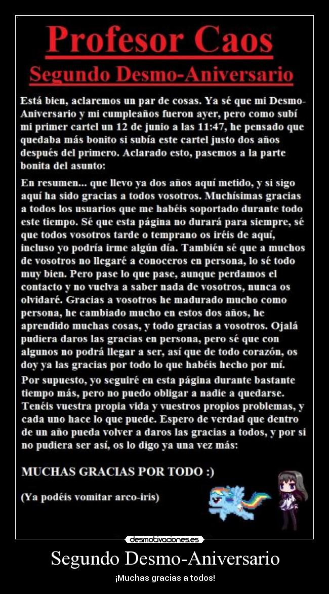 Segundo Desmo-Aniversario - 
