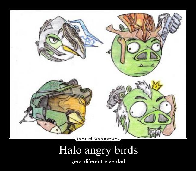 Halo angry birds - 
