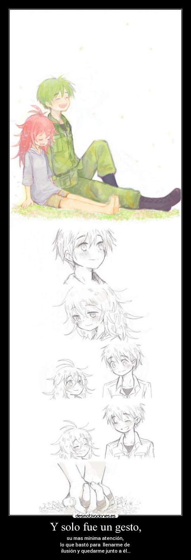 Y solo fue un gesto, - 