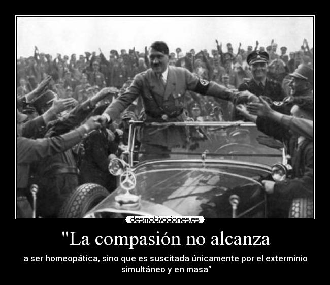 La compasión no alcanza -