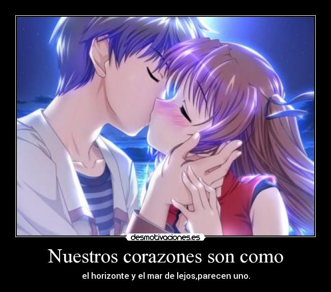 Nuestros corazones son como -