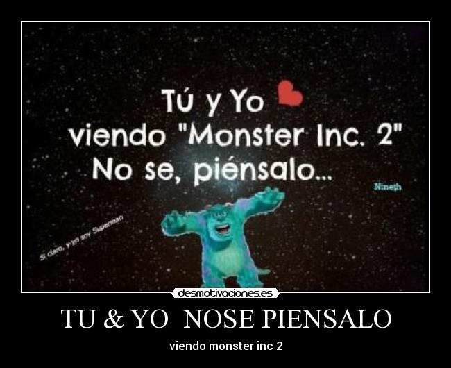 TU & YO  NOSE PIENSALO - 