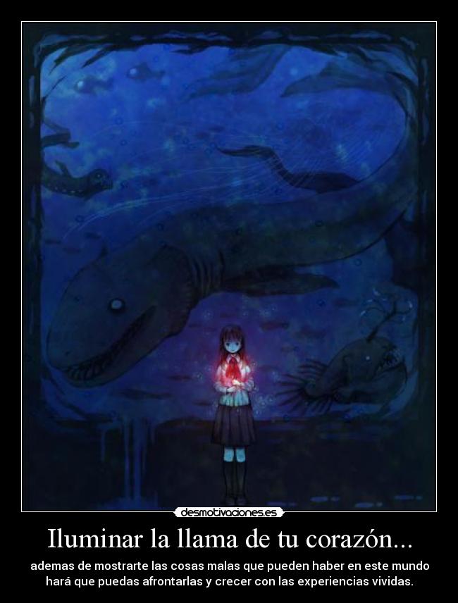carteles corazon muwigaraklan game anime luminar corazon mundo dificil desmotivaciones