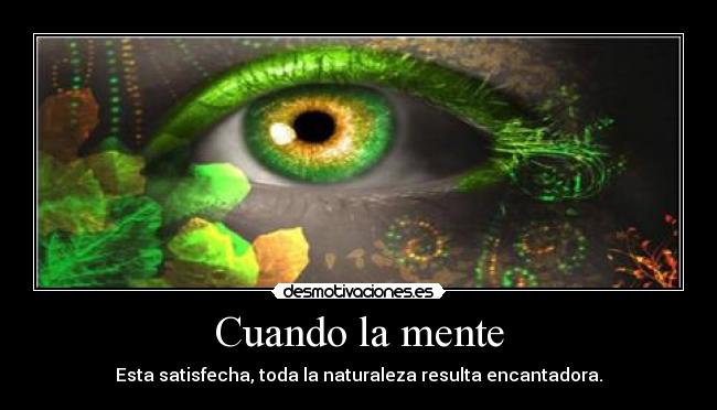 Cuando la mente -