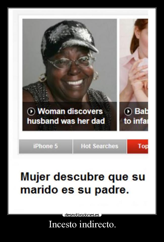 Incesto indirecto. - 