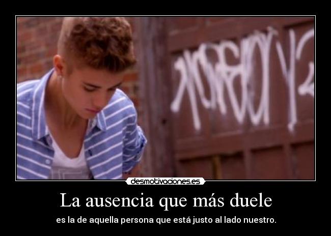 La ausencia que más duele -