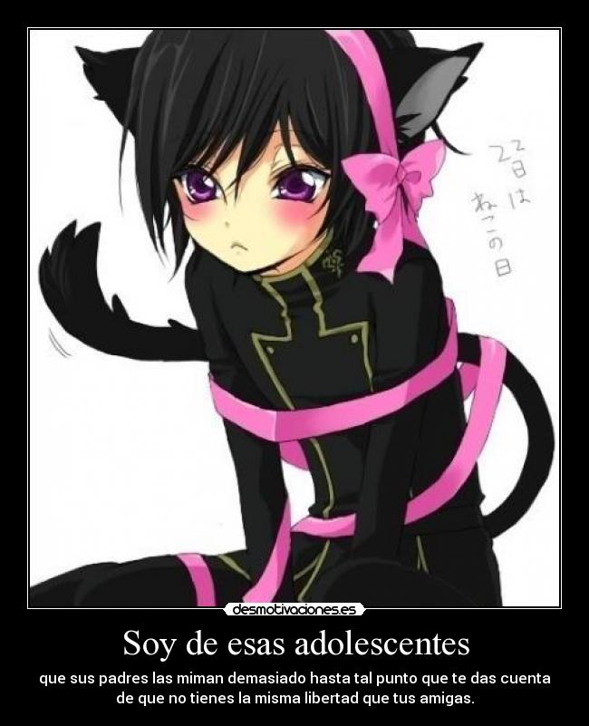 Soy de esas adolescentes -