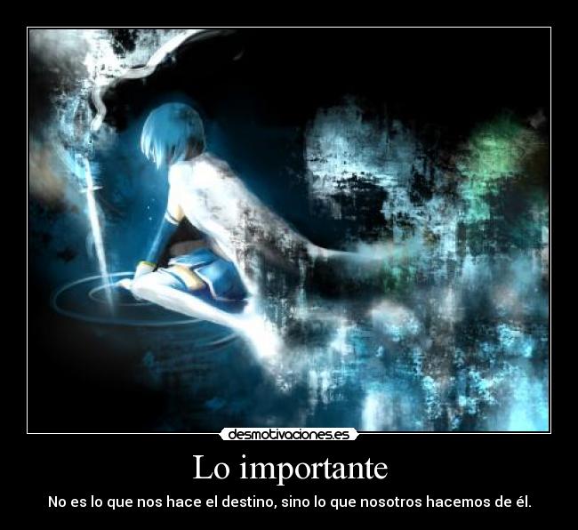 Lo importante -