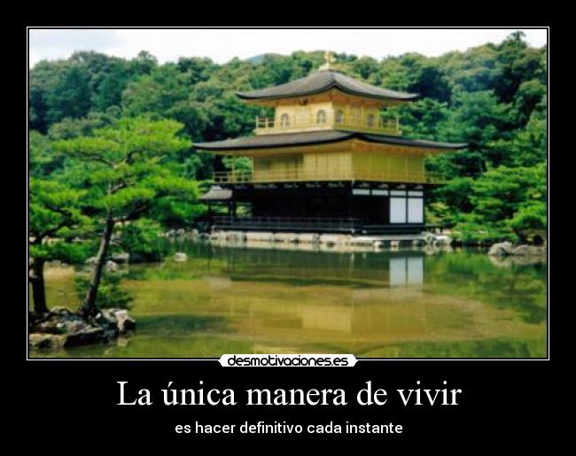 La única manera de vivir - 