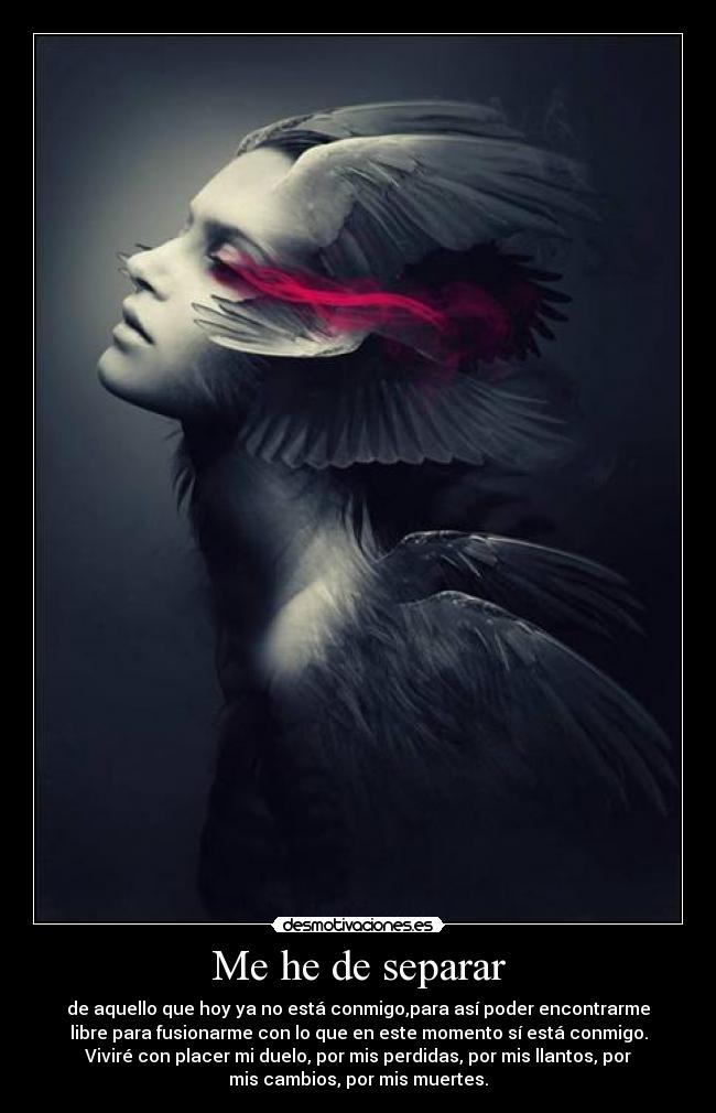 Me he de separar -