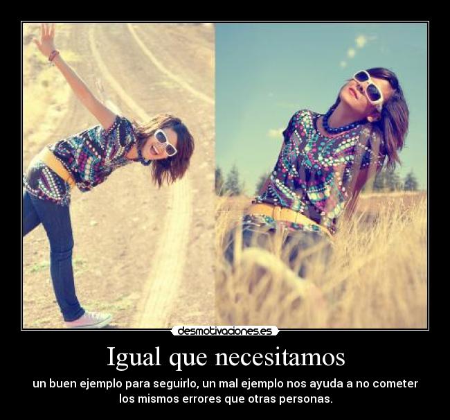 carteles buenos malos ejemplos desmotivaciones