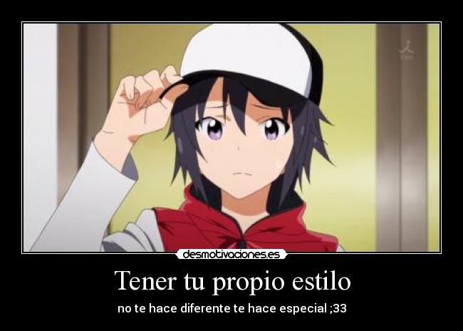 Tener tu propio estilo -