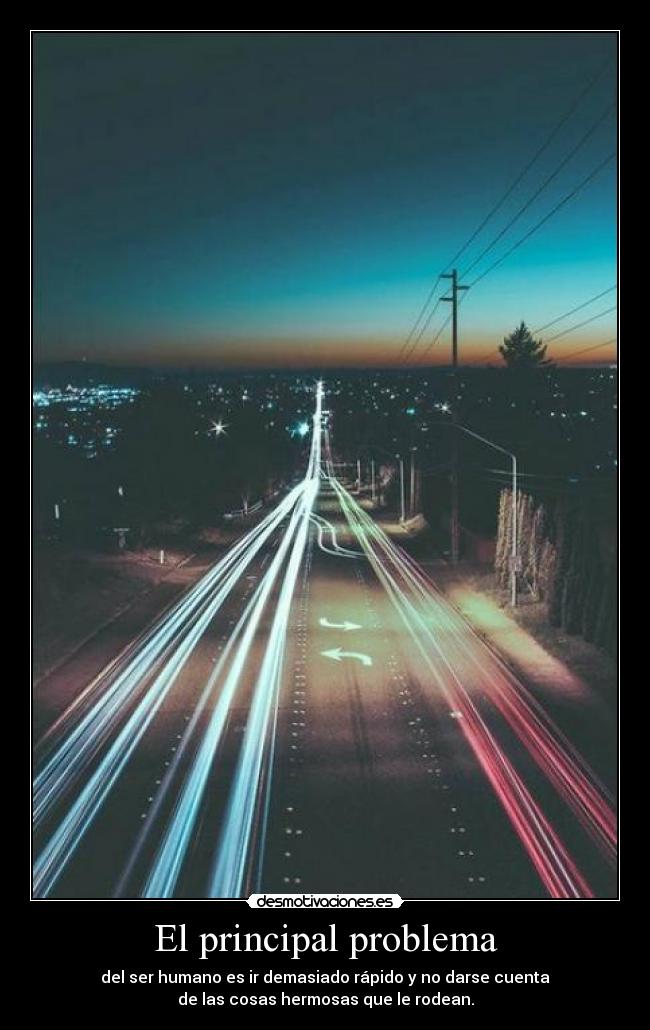 El principal problema -