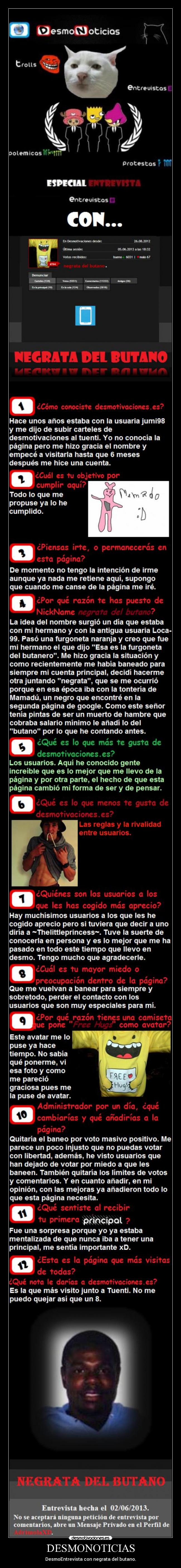 carteles desmonoticias desmoentrevista molaxd negrata del butano desmotivaciones