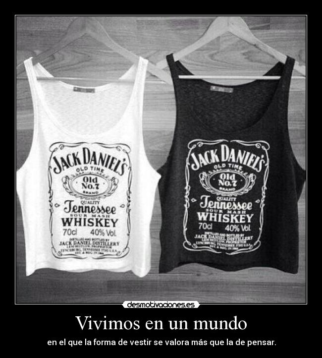 Vivimos en un mundo -