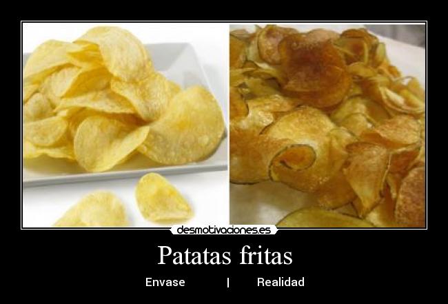 Patatas fritas - Envase | Realidad