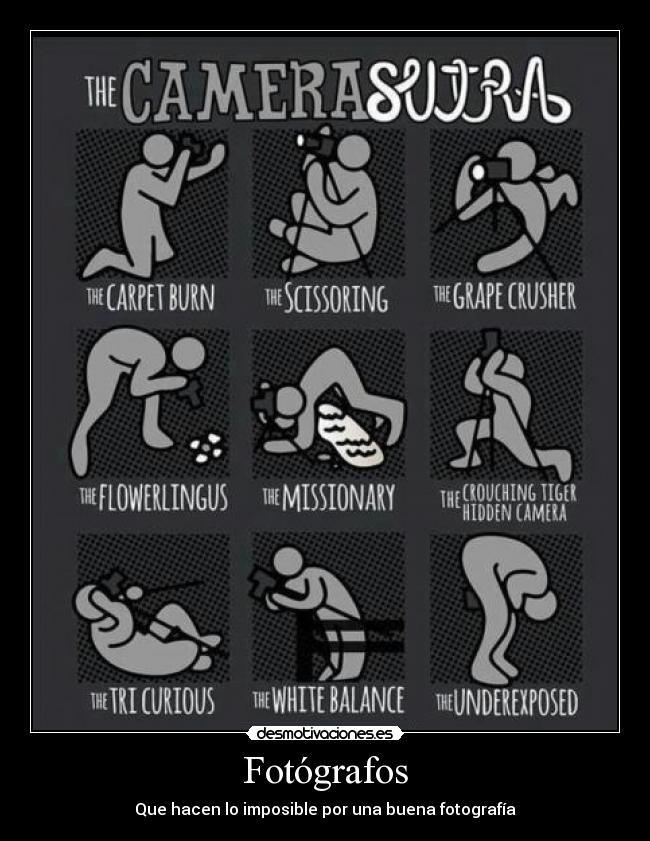 Fotógrafos - Que hacen lo imposible por una buena fotografía