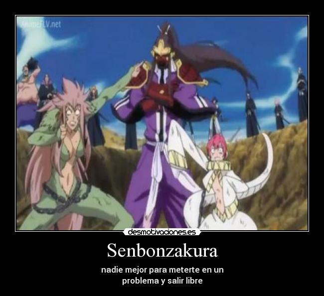 Senbonzakura - nadie mejor para meterte en un
problema y salir libre