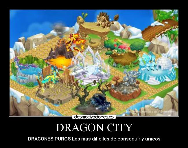 DRAGON CITY - DRAGONES PUROS Los mas dificiles de conseguir y unicos