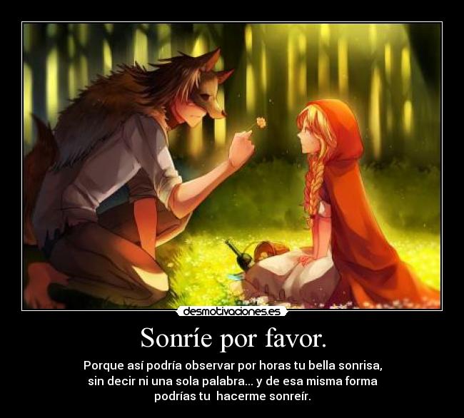 Sonríe por favor. - 