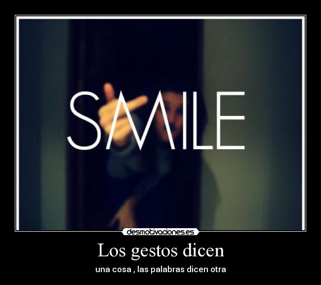 Los gestos dicen -