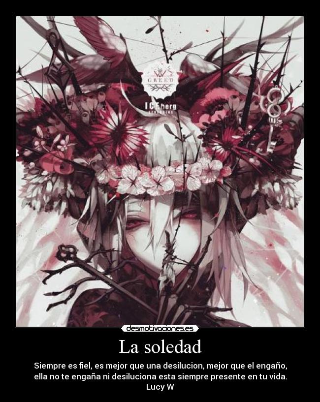 La soledad -