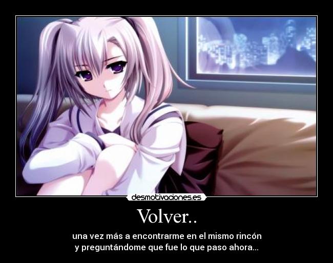 carteles juego visual novela decaimiento preguntas desmotivaciones