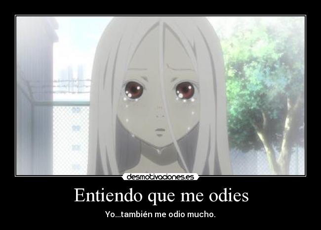 Entiendo que me odies - 