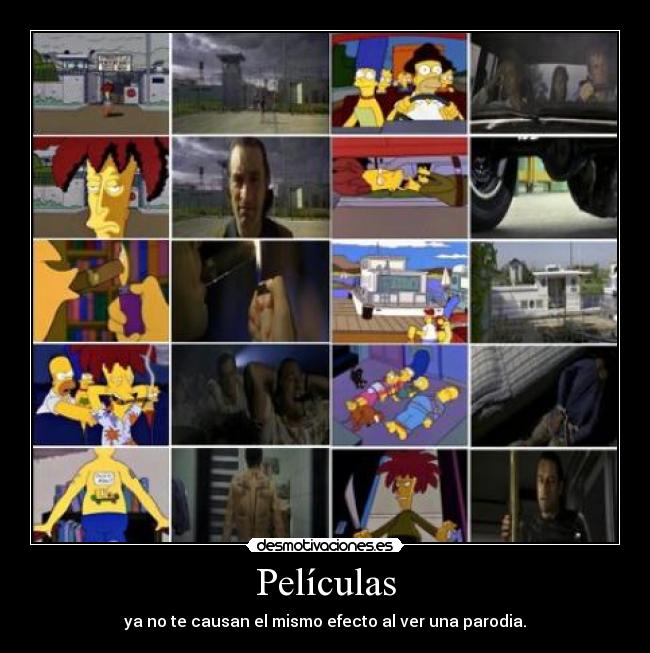 carteles simpsons parodias cabodelmiedo desmotivaciones