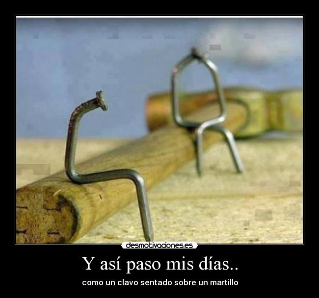 Y así paso mis días.. -