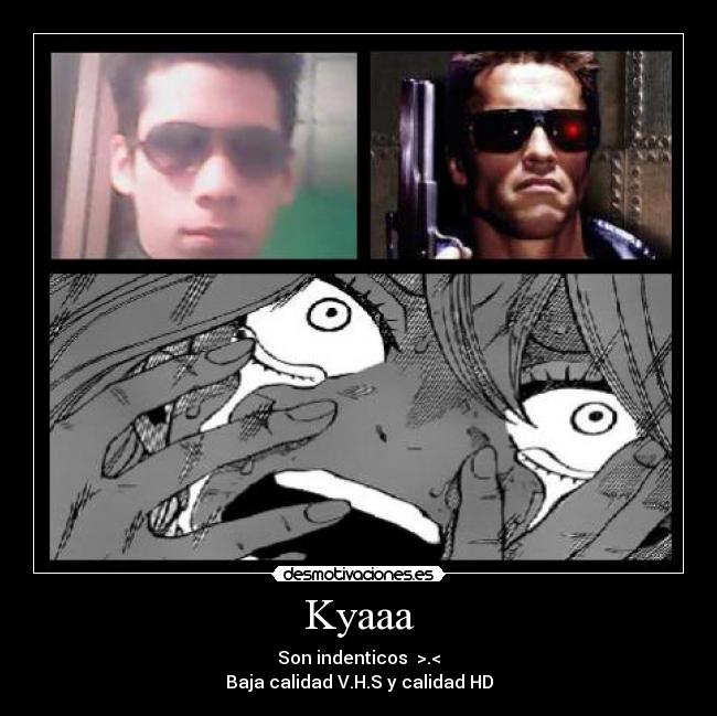 Kyaaa - Son indenticos >.<
Baja calidad V.H.S y calidad HD