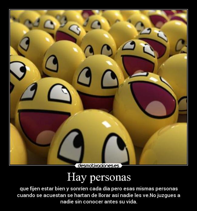 Hay personas -