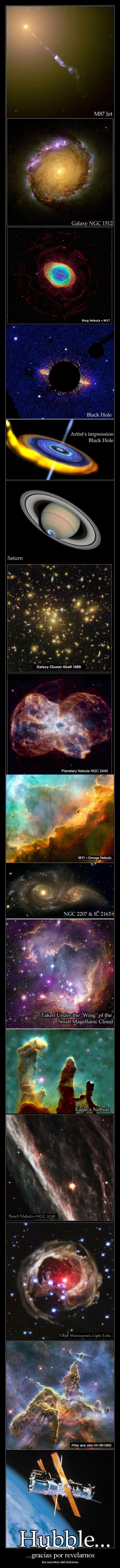 ...gracias por revelarnos - los secretos del Universo