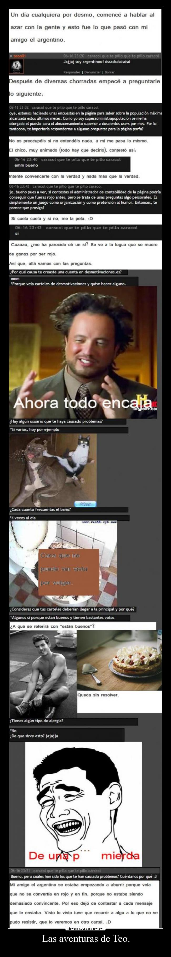 Las aventuras de Teo. -