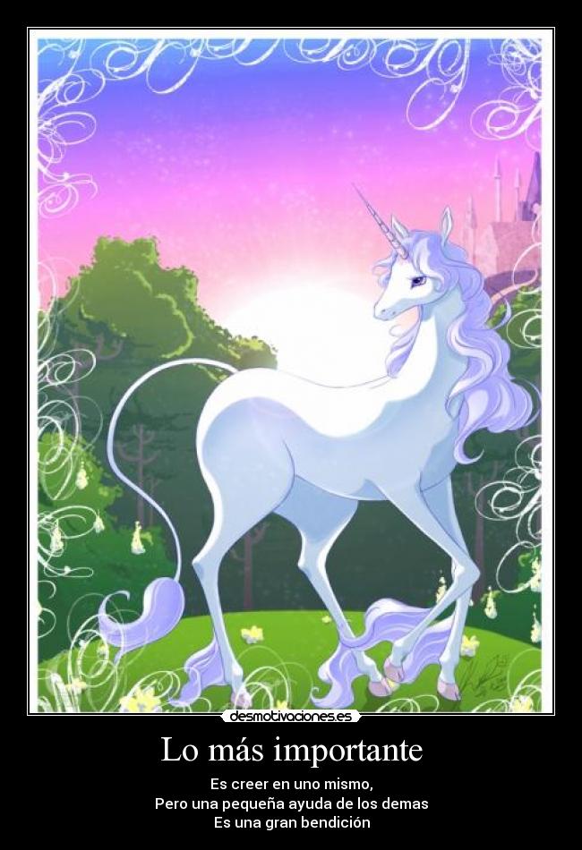 Lo más importante -