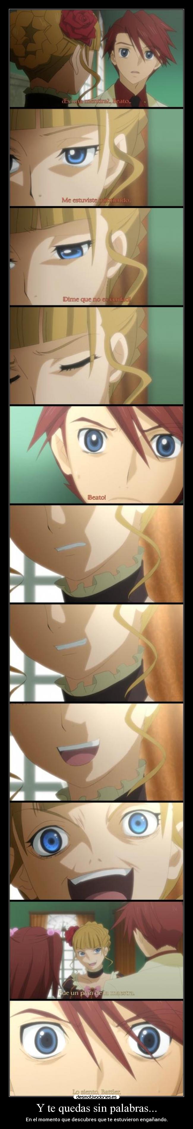 Y te quedas sin palabras... -