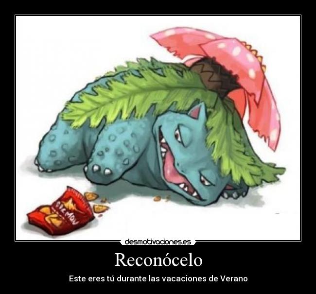 Reconócelo - Este eres tú durante las vacaciones de Verano