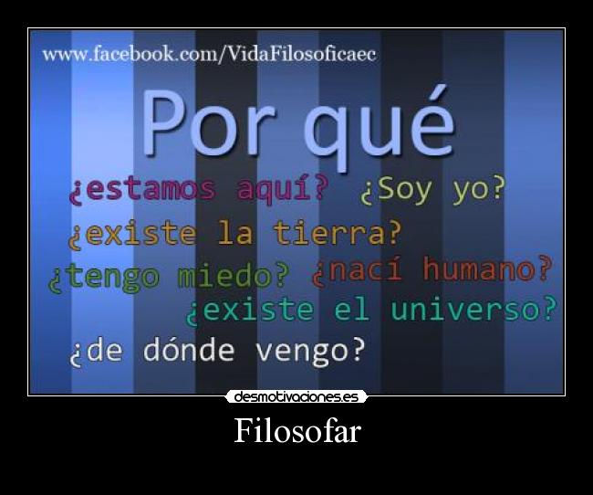 Filosofar -