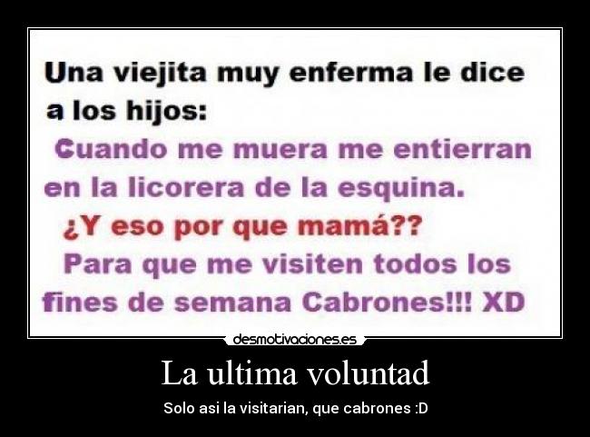 La ultima voluntad - 