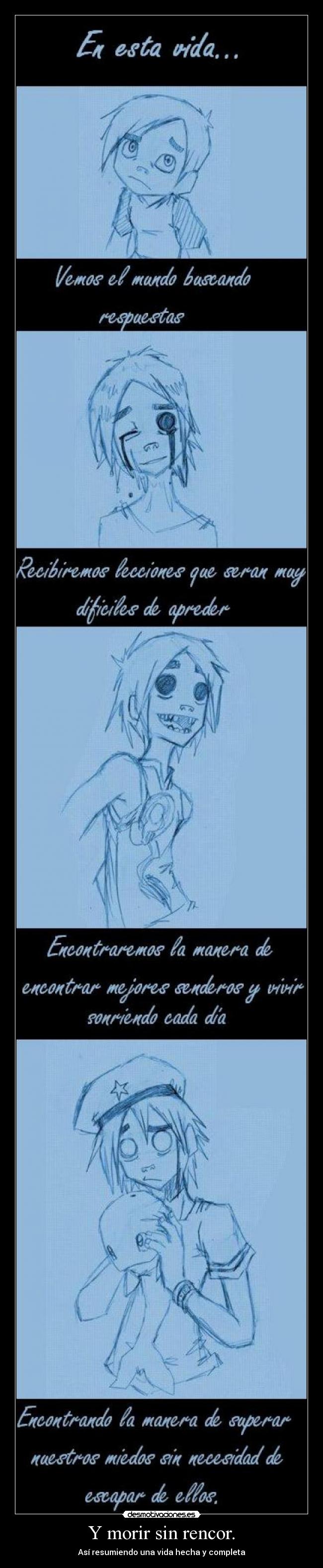 Y morir sin rencor. - 