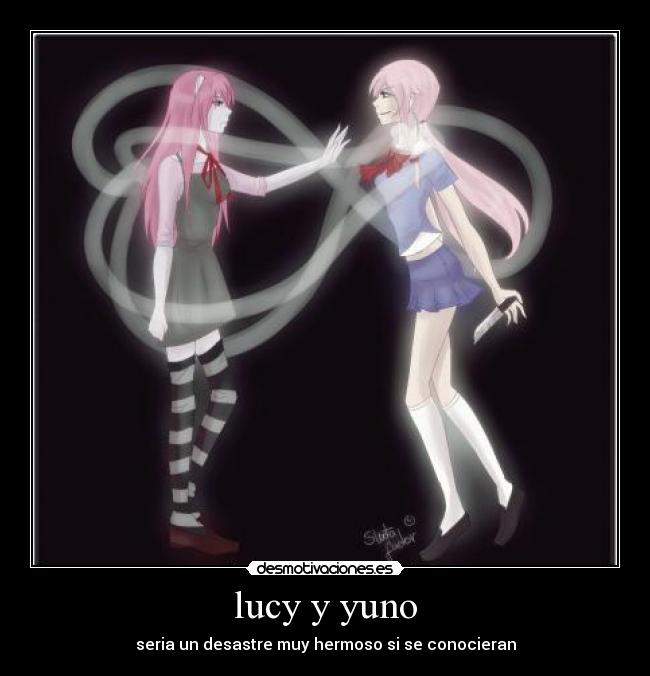 lucy y yuno -