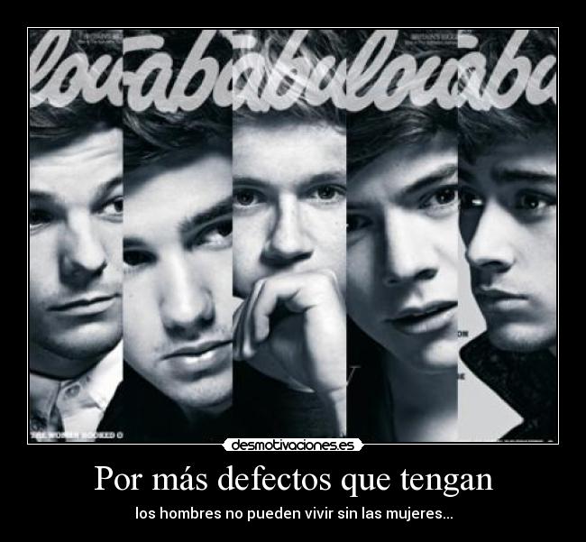 Por más defectos que tengan -