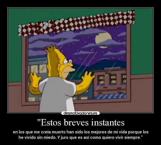 Estos breves instantes - 