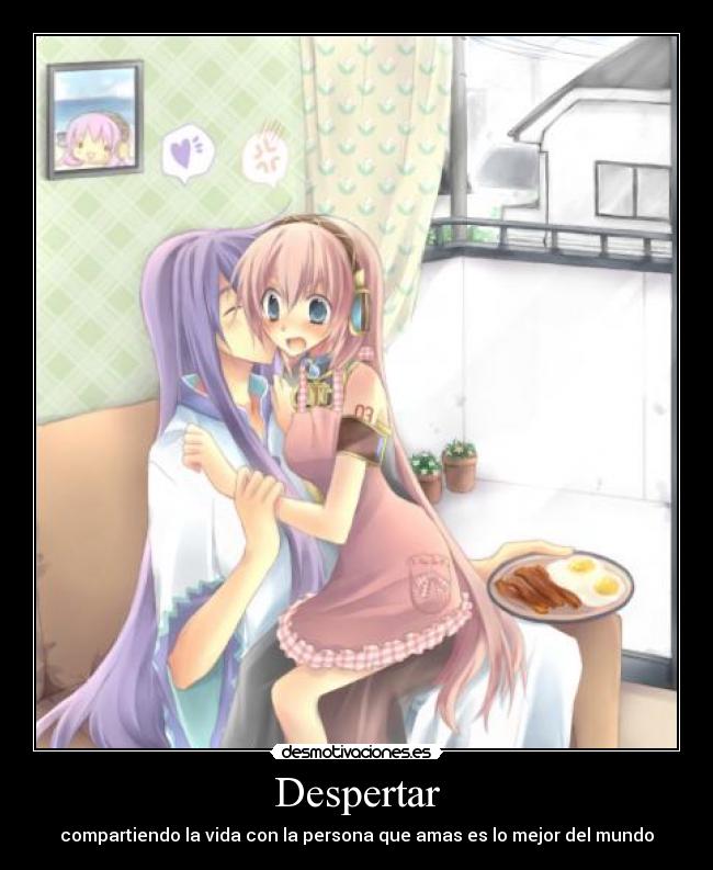 Despertar - compartiendo la vida con la persona que amas es lo mejor del mundo