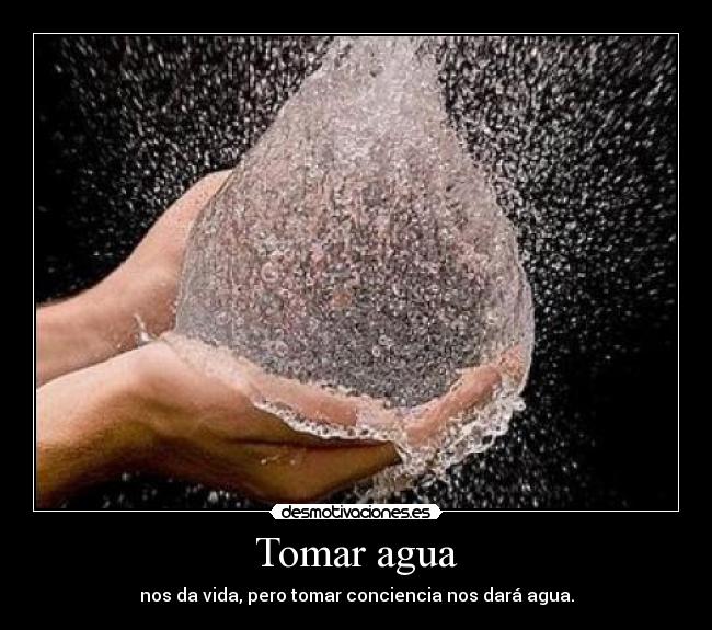 Tomar agua -
