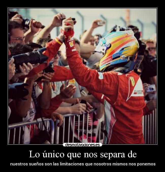 Lo único que nos separa de -