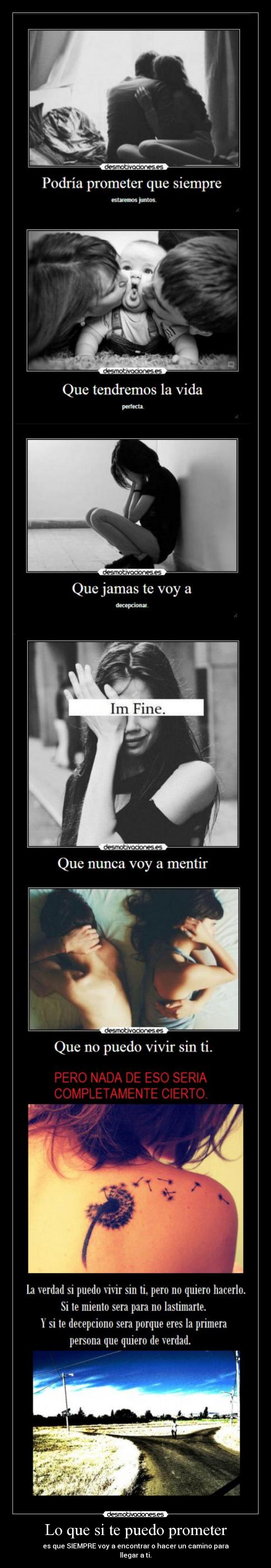 Lo que si te puedo prometer -